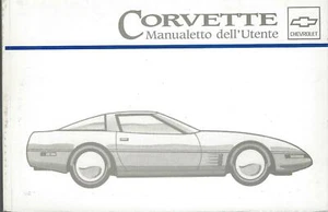CHEVROLET CORVETTE C4 Manualetto dell`Utente 1995 Manuel  Handbuch BA - Picture 1 of 1