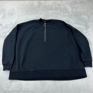 Sudadera de artillería AllSaints negra con cremallera 1/4 para mujer talla XS/S - Imagen 1 de 14