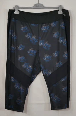 SHEEGO 3/4 Stretch Hose Blumen Rundrum Gummizug Bequem Sport Größe 52/54 NEU! - Bild 1 von 4