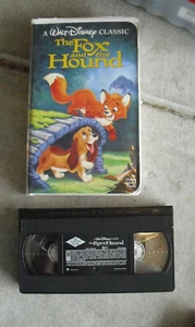 Disney Classics Black Diamond VHS Video Movie Tape Fox and the Hound 2041 - Picture 1 of 1