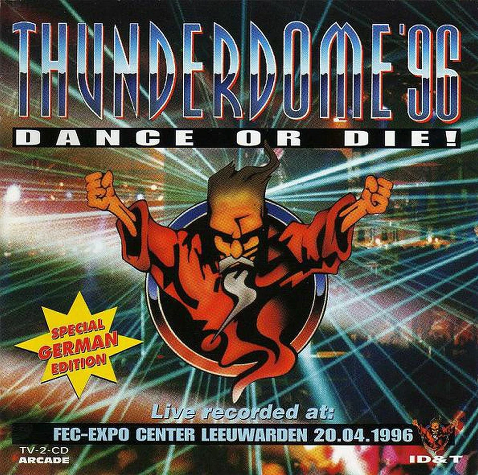 Thunderdome '96 - Dance Or Die - 2CD - SPECIAL GERMAN EDITION - HARDCORE GABBER - Bild 1 von 1