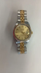 Vintage Tudor Prince Oysterdate Ref. 75303 Two Tone 38mm Men's - Picture 1 of 11