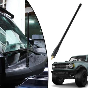 13" Rubber Antenna Mast Replacement for Ford for Bronco 21-2023 Full Size Models - Picture 1 of 15