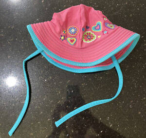 Hanna Andersson Sun Hat Pink Baby Size Small ￼