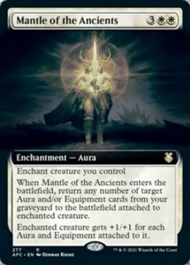 MTG - (Extended Art) MANTLE OF THE ANCIENTS - Forgotten Realms Commander (R) - Foto 1 di 1
