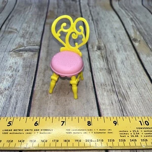 Fisher-Price Princess Precious Places Replacement Part Pink Yellow Heart Chair - Picture 1 of 7