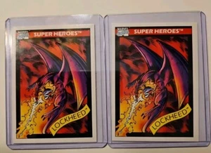 Marvel Universe #27 1990 Lockheed ¡¡Error de color ultra raro!! ¡Y juego sin errores! 2x - Imagen 1 de 12
