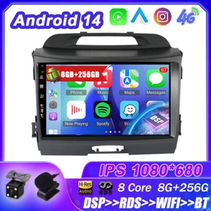 Android 14 Für KIA Sportage 3 2010-2016 Autoradio Navi RDS CarPlay DAB+8GB+256GB - Bild 1 von 17