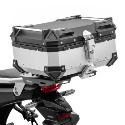 Top case aluminium moto Bagtecs XB28 argent 28 Litres - Photo 1/4