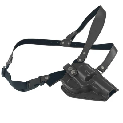 Westcowboy Tactical One-shoulder Chest Hanging Holster Leather for 10mm Revolver - Image 1 of 4