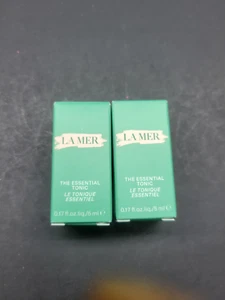 2 x La Mer The Essential Tonic Deluxe Probengröße je 0,17 Unzen/5 ml ** Neu im Karton ** - Bild 1 von 4