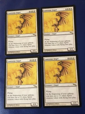 Luminous Angel X4 Mirrodin Various Condition See Pics Front Back - Image 1 of 4