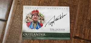 2020 CRYPTOZOIC OUTLANDER SEASON 4 AUTO SIGNED CARD TOM JACKSON TEHWAHSEHKWE TJ - Picture 1 of 1