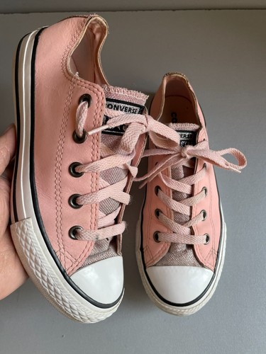 scarpe stringate bambina Converse All Star rosa rosa uk 1 eur 33