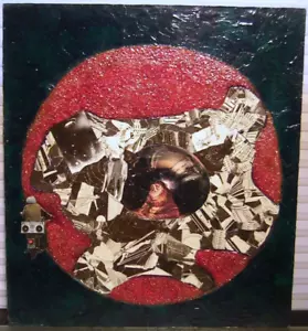 Vintage Social Commentary Collage Artwork Signed Harlene Allen 1981 - Picture 1 of 3
