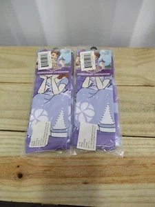 2 packs of Disney Sofia The First Girls Footless Tights Size S/M 4-6 NWT - Picture 1 of 2