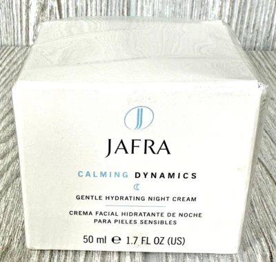 Новый в коробке Jafra успокаивающий динамический нежный увлажняющий ночной крем 1,7 унц SPF 15 запечатанный - Изображение 1 из 4