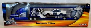 Hot Wheels 2000 NASCAR Transporter Tribute 55 Benny Parsons Semi Rig 1:64 In Pkg - Picture 1 of 6