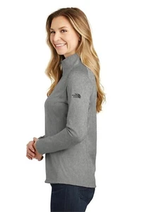 The North Face Sweater Women’s Size Medium Gray 1/4 Zip Long Sleeve Pullover - Picture 1 of 3