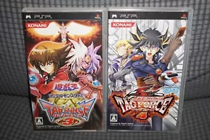 Yu-Gi-Oh! Duel Monsters GX Tag Force 3 & 4 (Sony PSP) Japanese Japan Import - Picture 1 of 10