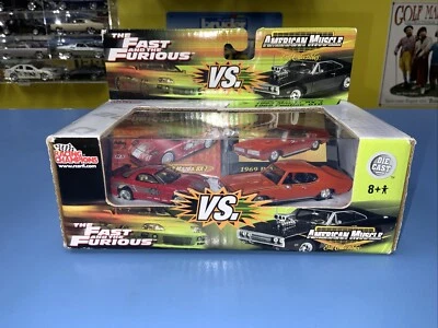 Racing Champions The Fast and The Furious ‘93 Mazda RX-7  VS  Pontiac GTO  New - Image 1 of 4