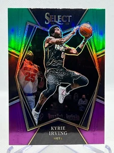 KYRIE IRVING 2021-22 Panini Select #175 Premier Level GREEN WHITE PURPLE PRIZM - Picture 1 of 2