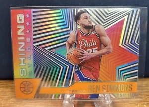2020-21 Panini Illusions Shining Stars Orange #17 Ben Simmons 76ers - Picture 1 of 2