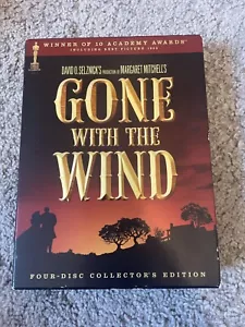 Gone With The Wind DVD 4-Disc Box Set With Insert Art Booklet 2004 - Picture 1 of 4