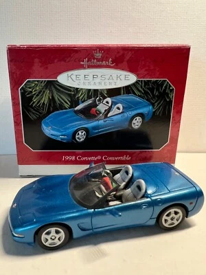 1998 Corvette conversível quinta geração azul metálico marca registrada novo na caixa - Imagem 1 de 4