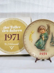 RAR Hummel Goebel Jahresteller 1971 Wandteller, OVP, mit Karton. 1.Wahl, 19cm. - Bild 1 von 3