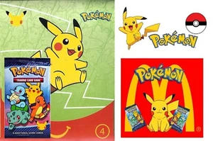 McDonalds 2021 Pokémon Pikachu 25 aniversario paquete de refuerzo GHM 4 - Imagen 1 de 6
