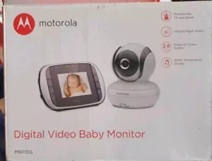 Motorola MBP35S Digital Video Babyphone 2,8" Bildschirm Fernbedienung Schwenken, Neigen und Zoomen - Bild 1 von 7