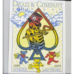 Dead & Company VIP Poster 2024 June 20-22 Sphere Vegas, D. Albrigo #1924/2400 - Picture 1 of 8
