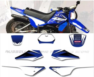 Motorcycle Blue Stickers Kits Graphics Decal For YAMAHA PW80 PW 80 Dirt Pit Bike - Picture 1 of 2