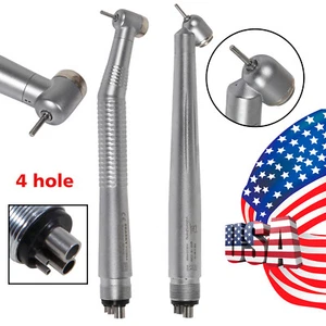 Dental 45 Degree Surgical/ High Speed Handpiece Push Button 4Holes - Picture 1 of 8
