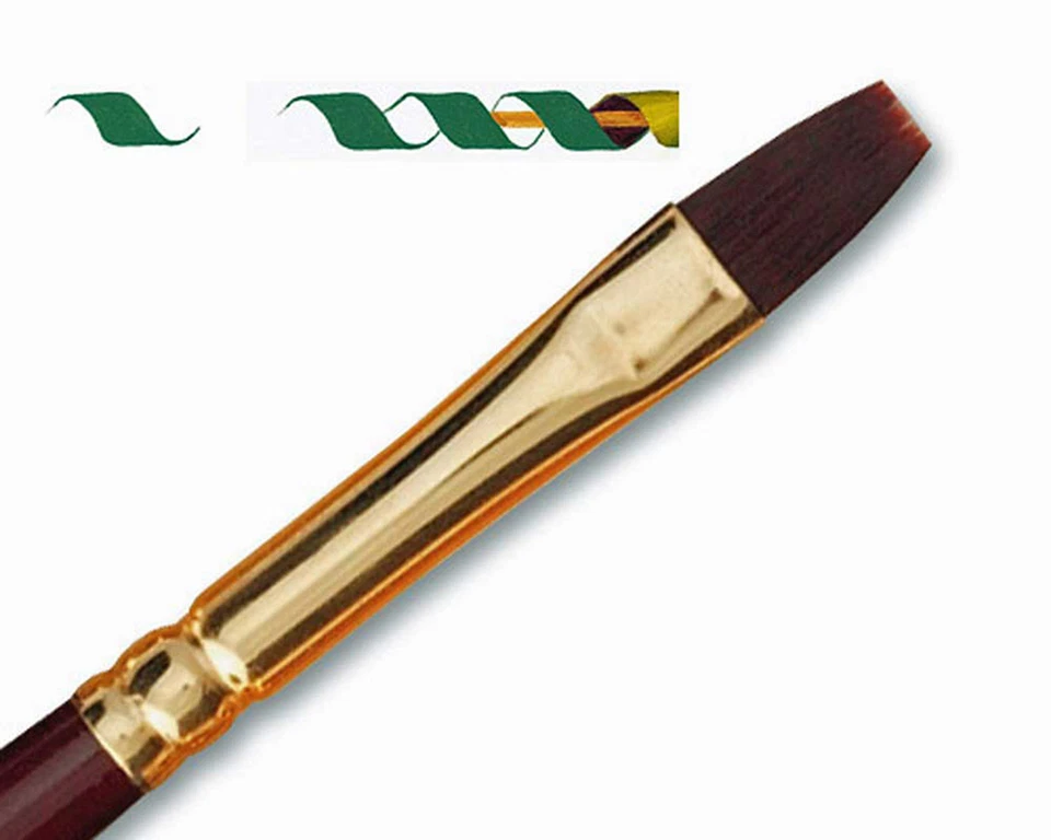 Pinceau Raphaël Sépia Déco - Plat court - Série 8530