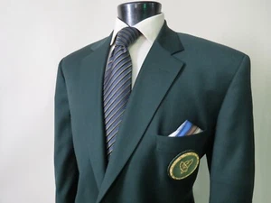 Mint Brooks brothers Country Club 1818 Green Loro Piana Italy sport coat 44 L - Picture 1 of 14