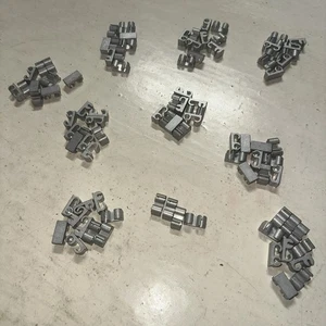Lot Of 94 Weld On Double Cable Stop Aluminum Bike Frame Builder Supply Parts - Picture 1 of 10