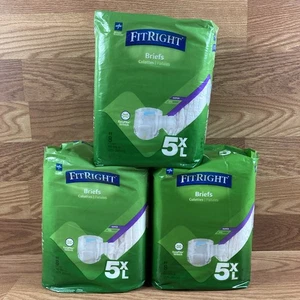 Fitright Medline Baribrief Underwear Beige 5XL 24 Count 3-Packs of 8 FAST SHIP - Picture 1 of 6