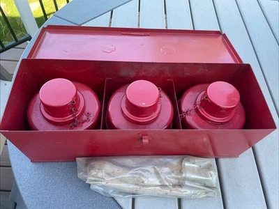 Kit de emergencia raro vintage EMBURY Luck-e-Lite motor de carretera llamarada antiguo automático Foto 1 de 4