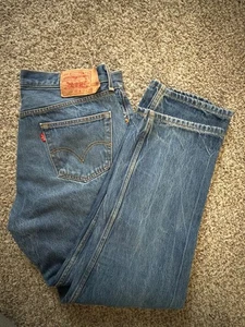 Vintage Men's Levi's 501xx Jeans W38 L32 - Classic Medium Wash - Made in Mexico - Picture 1 of 12