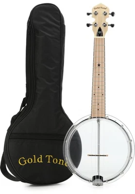 Gold Tone Little Gem See-through Banjo Ukulele - Diamond - Image 1 of 4