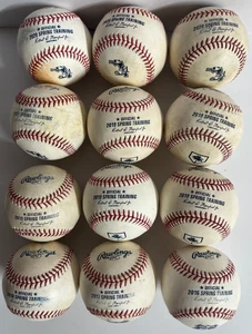 Lot 12 RAWLINGS OFFICIAL MLB Florida Spring Training Baseballs 2016-2020 Bälle - Bild 1 von 4
