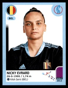 Panini Women's Euro 2022 Nicky Evrard Belgium No. 326 - Picture 1 of 2