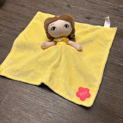 Manta de seguridad de felpa princesa bebé bella Disney apliques de flores amarillas Foto 1 de 4