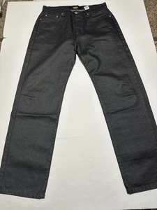 Vintage Todd Oldham Jeans Metallic Schwarz Herren Größe 31 100% Baumwolle - Bild 1 von 6
