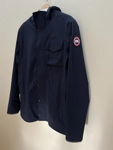 Canada Goose Nanaimo Rain Jacket Coat Parka Atlantic Navy - Medium Perfect Cond. - Picture 1 of 20