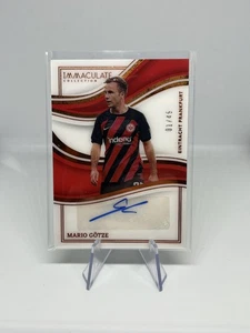 Panini Immaculate 2023-24 Mario Götze Auto Eintracht Frankfurt /49 - Bild 1 von 2