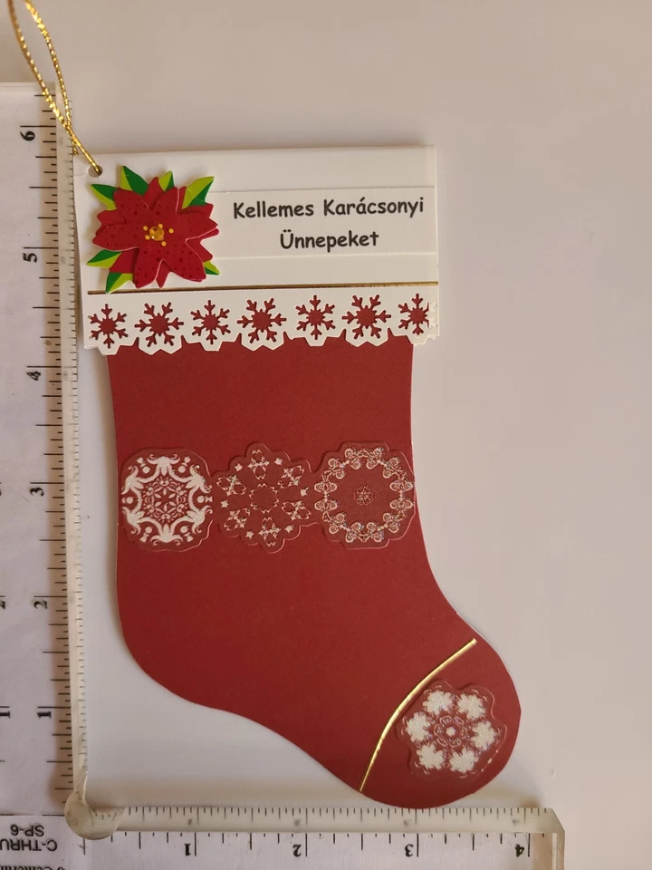 Tarjeta de felicitación hecha a mano, HÚNGARA Foto 1 de 1