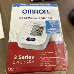 Omron Blood Pressure Monitor 3 Series Upper Arm - Picture 1 of 4
